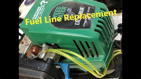 Remove the fuel filter from the line, if equipped. . How to replace fuel line on weedeater